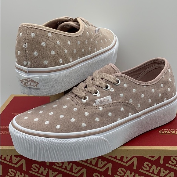•VANS AUTHENTIC PLATFORM SUEDE POLKA DOTS WMNS - Picture 2 of 16
